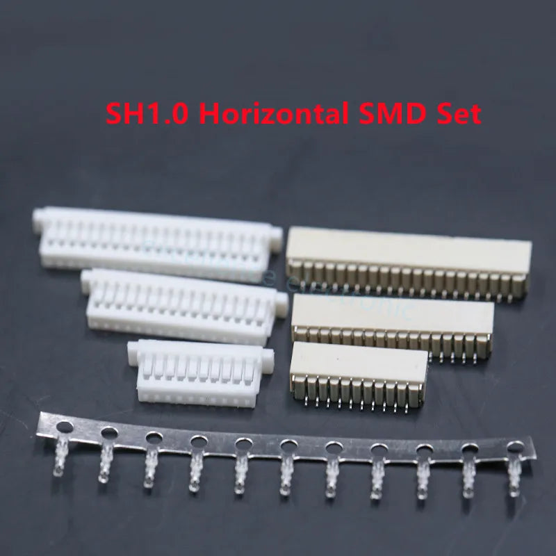 10sets SH1.0 JST1.25 PH2.0 XH2.54 SH/JST/ZH/PH/XH Horizontal / Vertical SMD Pin Header + Housing + Terminal Set 2.54mm Peaceful Pleasures Health and Wellness SH1.0 Horizontal 7P