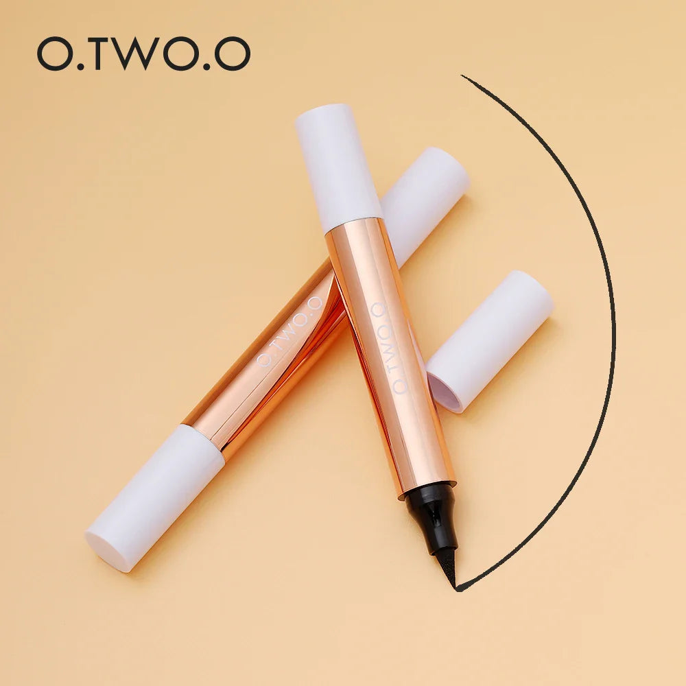 O.TWO.O Waterproof Eyeliner Stamp Kit – Double-Ended, 2pc Set