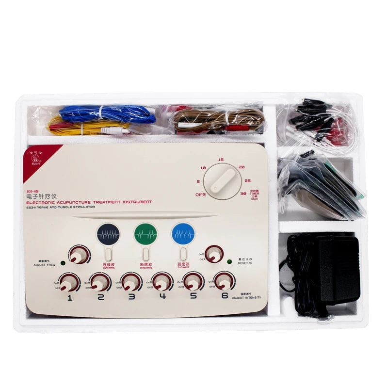 EMS Electroacupuncture Muscle Stimulator | 6-Channel Low Frequency