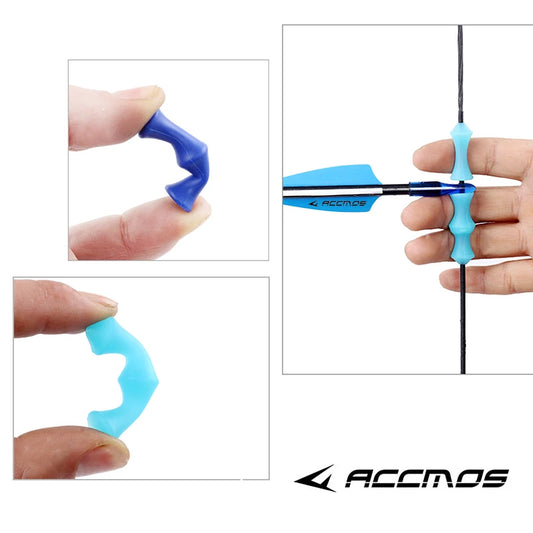 Bowstring Finger Tab Guard Saver Protective Silicon Release Archery Peaceful Pleasures Health and Wellness