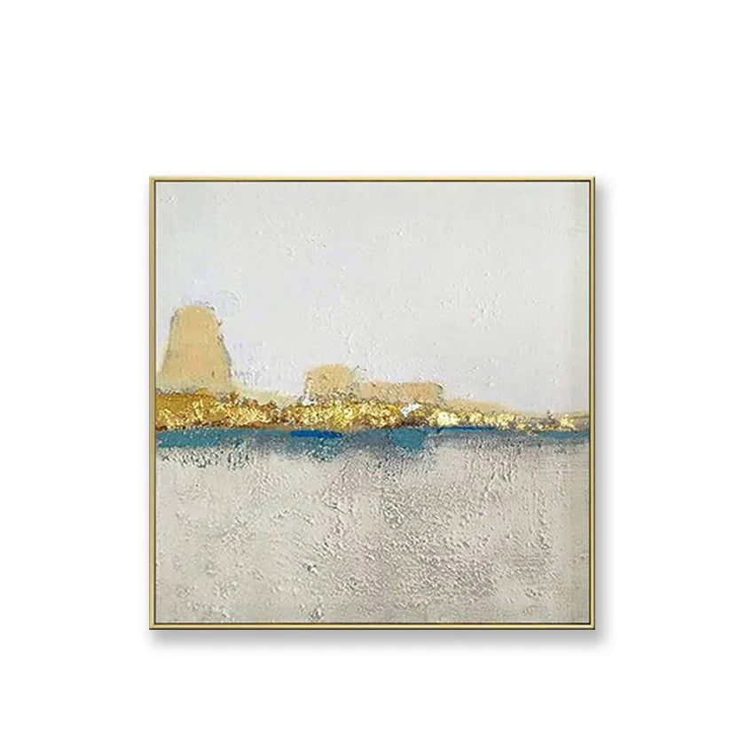 Abstract Poster Frameless 100%Handmade Canvas Oil Painting Acrylic Color Modern Popular Home Hotel Interior Wall Art Decoration Peaceful Pleasures Health and Wellness No frame 60cmx80cm