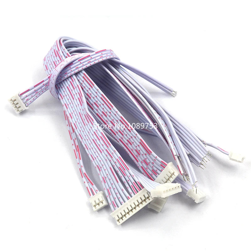 50PCS/Lot PH2.0 Female Connector Terminal Cable 10cm 20cm 30cm 2.0 JST Wire 2p 3p 4p 5p 6p 7p 8p 9p 10p11p12p Single/Double Head Peaceful Pleasures Health and Wellness