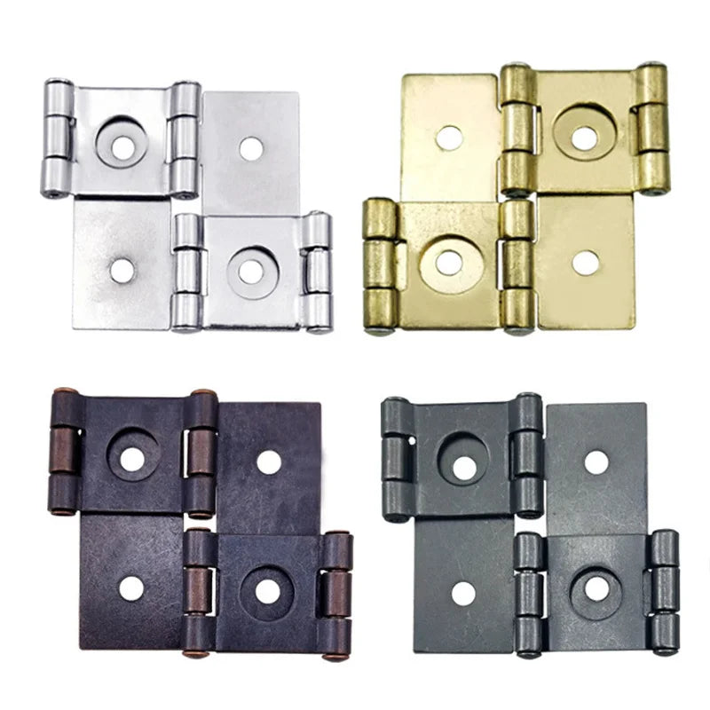 2-Pack Decorative Butt Hinges for Jewelry Boxes & Cabinets