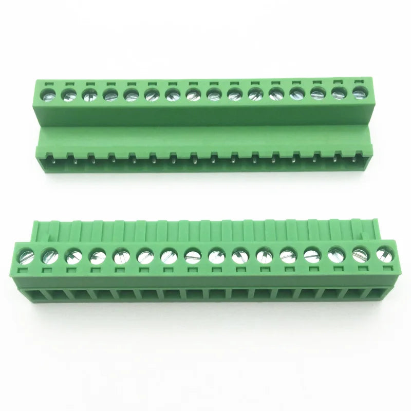 5 Sets 5.08MM Pluggable Terminal Blocks Connector KF2EDGKR 5.08 Butting Style 2/3/4/5/6/7/8 Pin Screw Terminal Peaceful Pleasures Health and Wellness