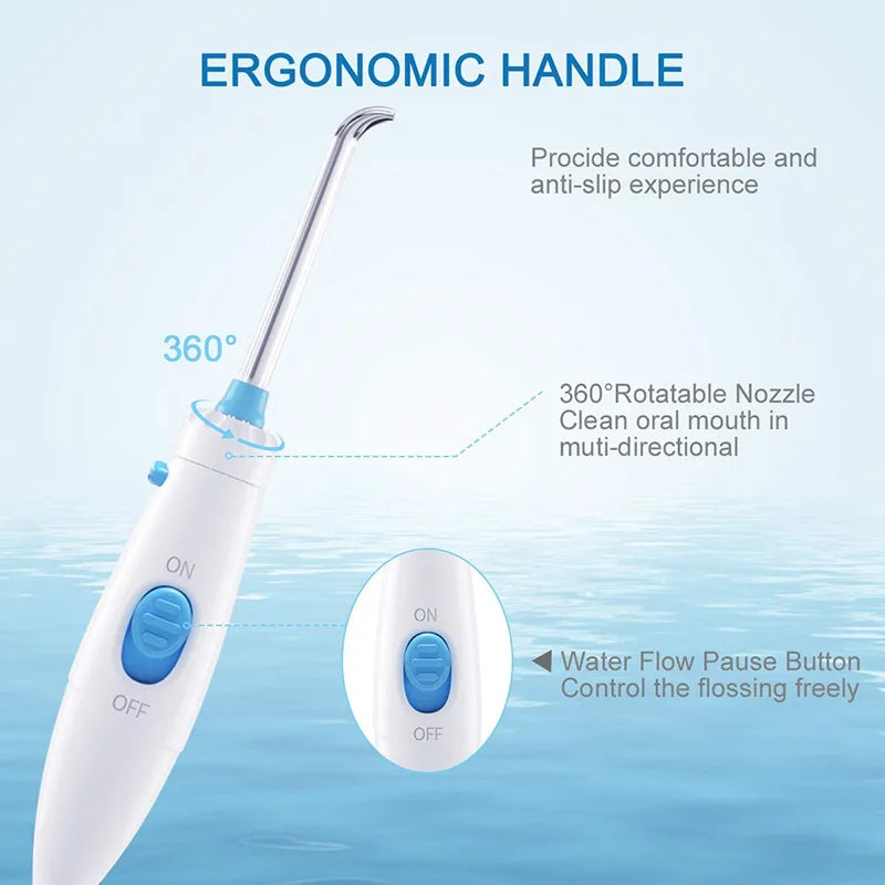 600ML Water Flosser Oral Irrigator | 8 Tips & 10 Pressures