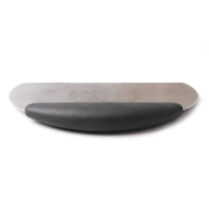 Stainless Steel Dough Scraper & Pizza Cutter with Scale