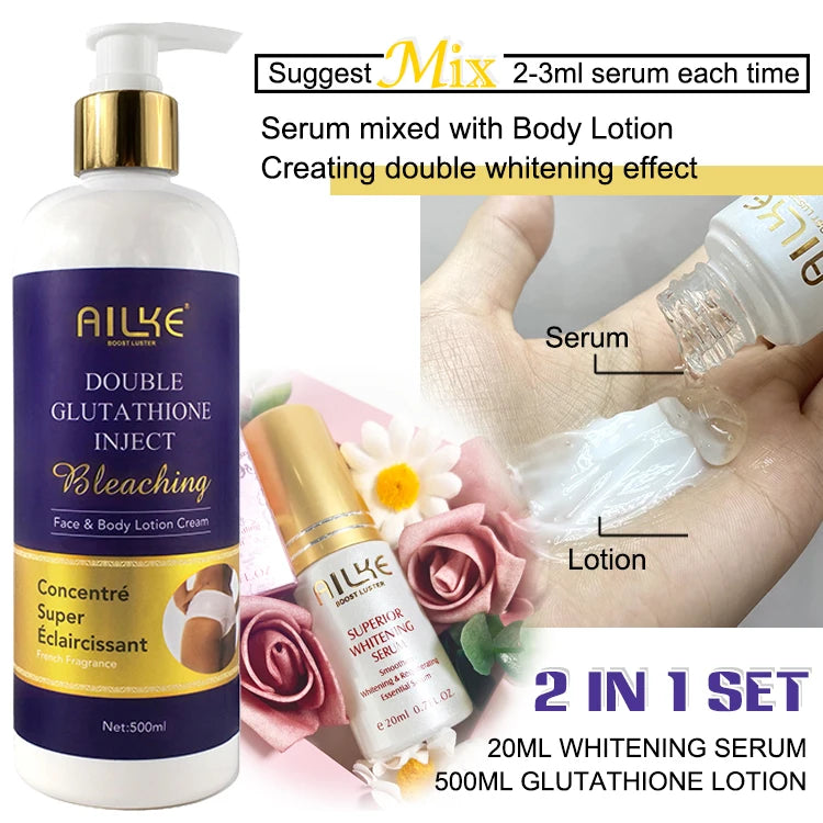 AILKE Brightening Moisturizing Body Lotion – Even Skin Tone 500ml