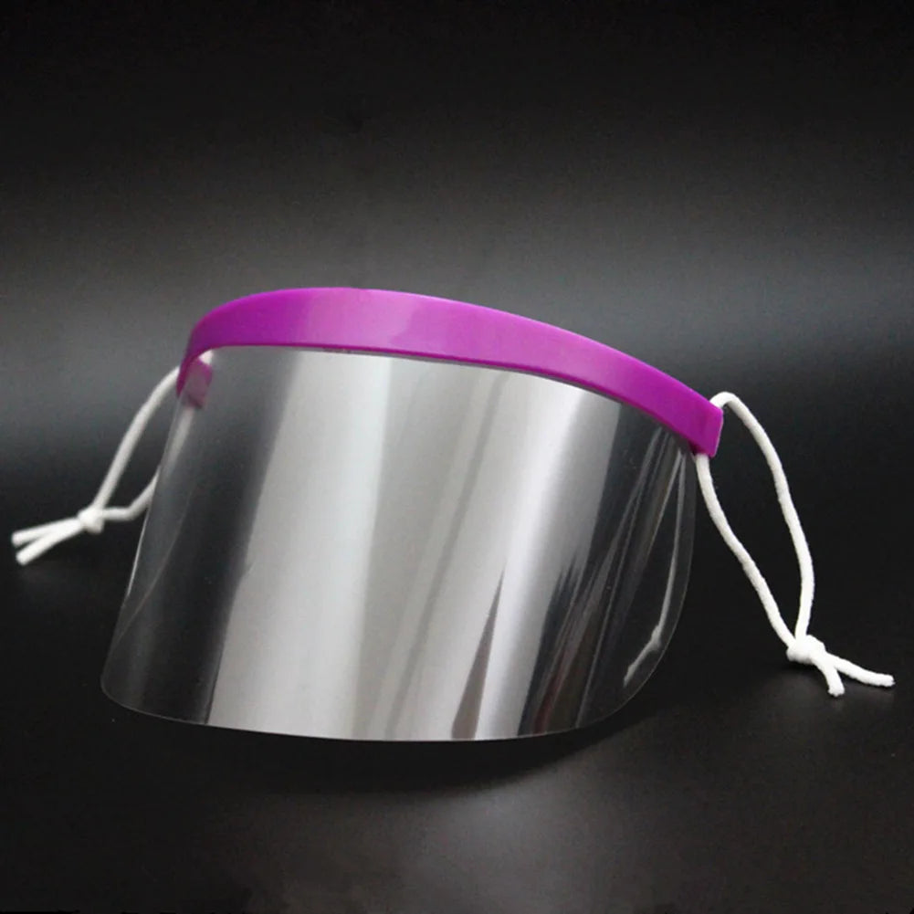 50Pcs Cutting Hair Shower Face Shields Visors Disposable Transparent Hairdresser Eye Protector Shield Salon Hairdressing Tools Peaceful Pleasures Health and Wellness