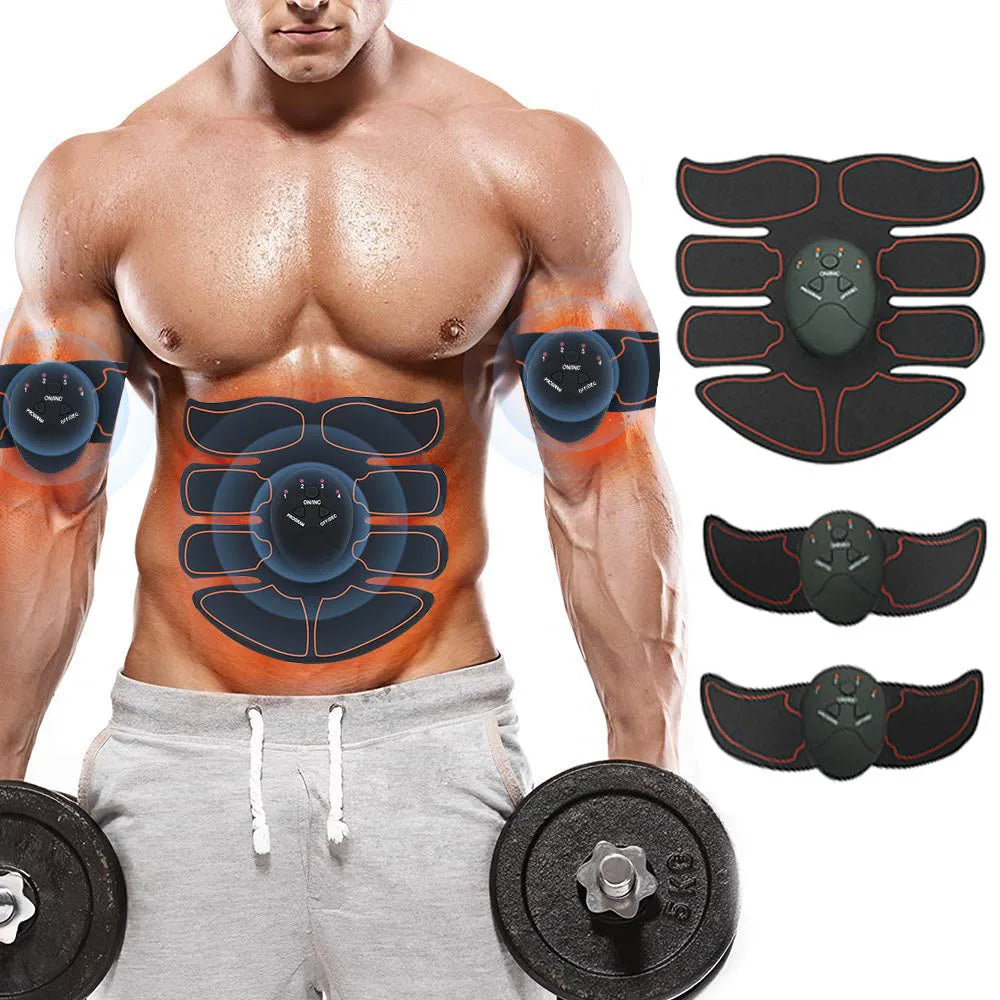EMS Abs & Hip Muscle Stimulator – Wireless Toner for Men & Women