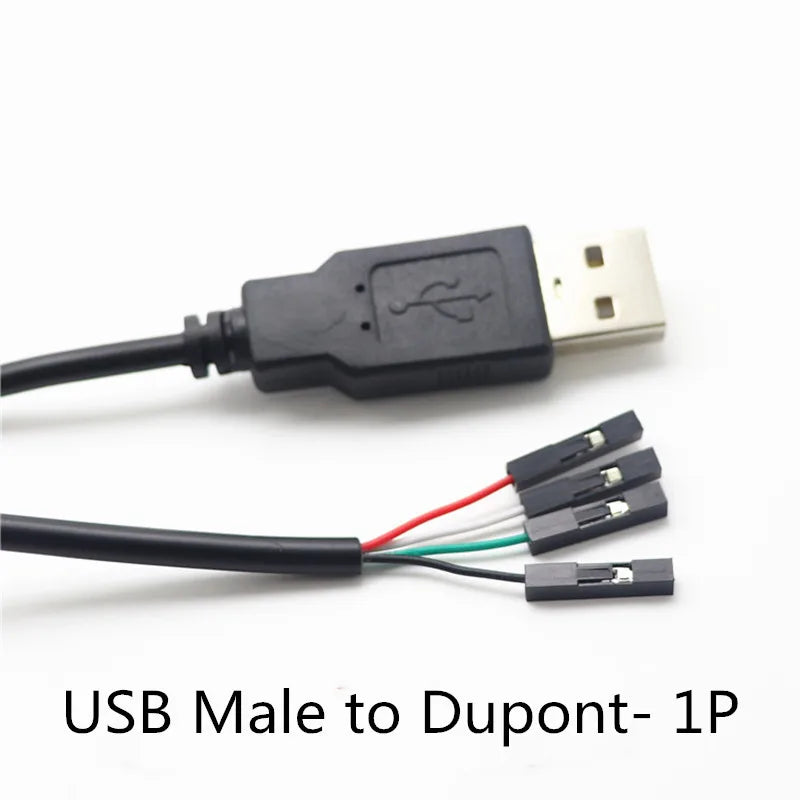 0.3m 5V USB Power Supply Cable To XH2.54 PH2.0 Dupont 2P 4P Charger Charging Cord Extension Connector DIY Peaceful Pleasures Health and Wellness USB to Dupont 4x1P
