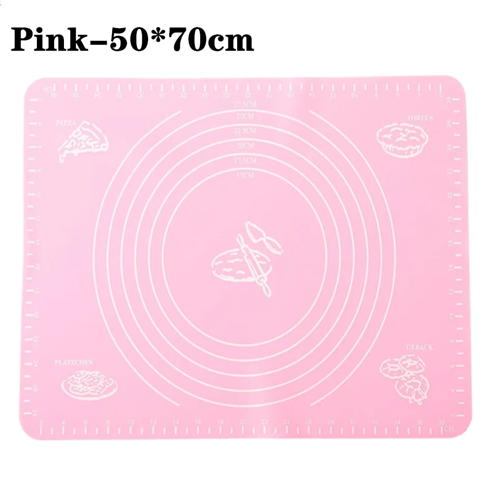 Silicone Baking Mat – Non-Stick, Anti-Slip Pastry Mat for Pizza Dough, Oven & Kitchen Use