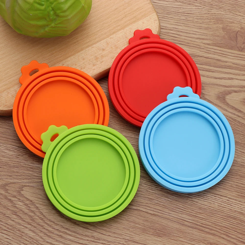 3-in-1 Silicone Can Lids – Reusable Food & Pet Can Covers