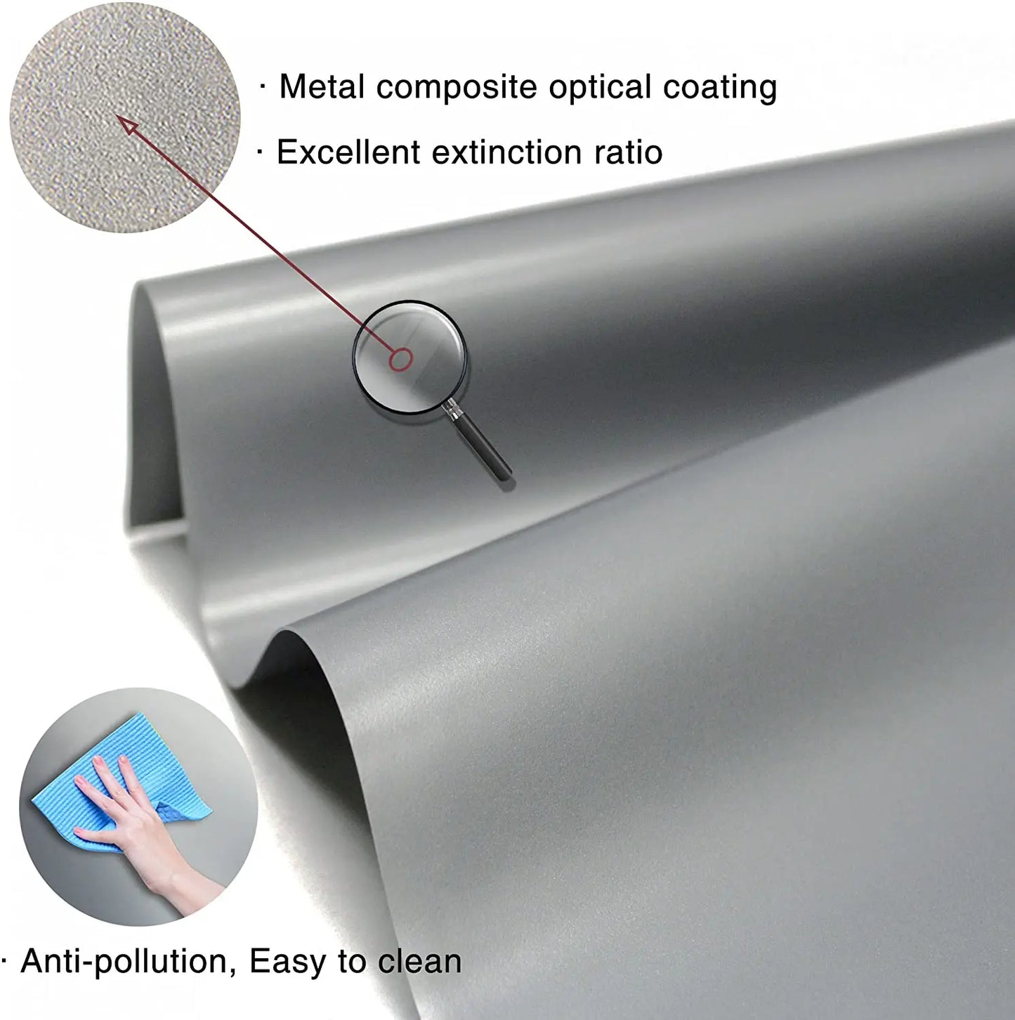 Portable Projector Screen High Brightness 16:9 Metal Anti Light Curtain 84 100 120 133 150 Inches Home Outdoor Office 4K Peaceful Pleasures Health and Wellness