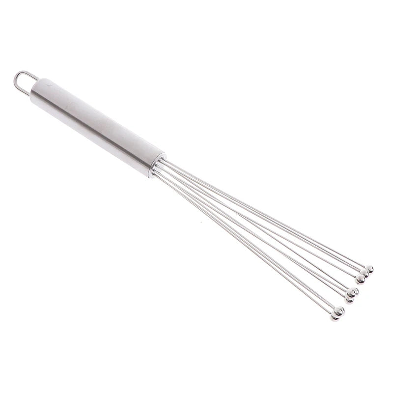 Stainless Steel Ball Whisk | Hand Egg Beater & Drink Mixer