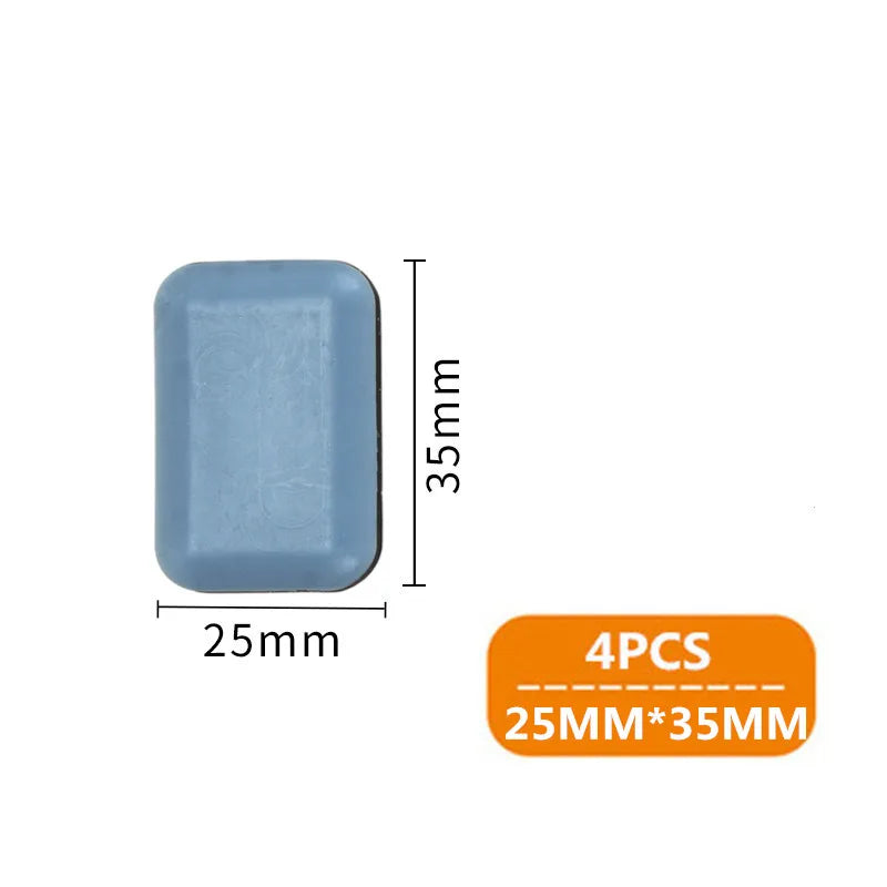 4-Pack Self-Adhesive Rubber Floor Protector Pads – Furniture Glides