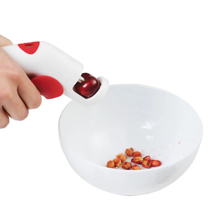 Cheery Cherries Pitter Seed Removing Tool Home Office Travel Fruit Stone Extractor Remove Cherry Bones Fruit Tools Cheery Pitter Peaceful Pleasures Health and Wellness