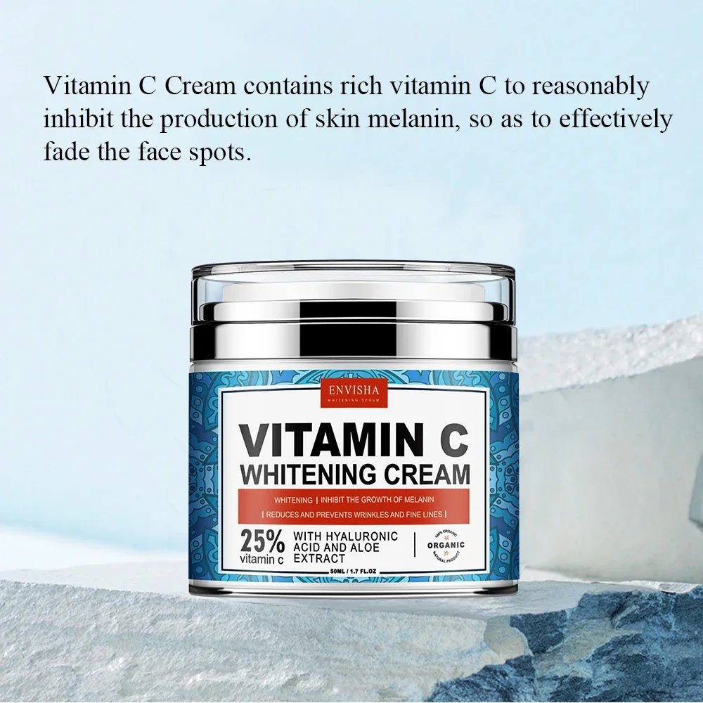 ENVISHA Neck & Face Cream – Retinol, Collagen & Vitamin C 50ml Face Cream Peaceful Pleasures Health and Wellness