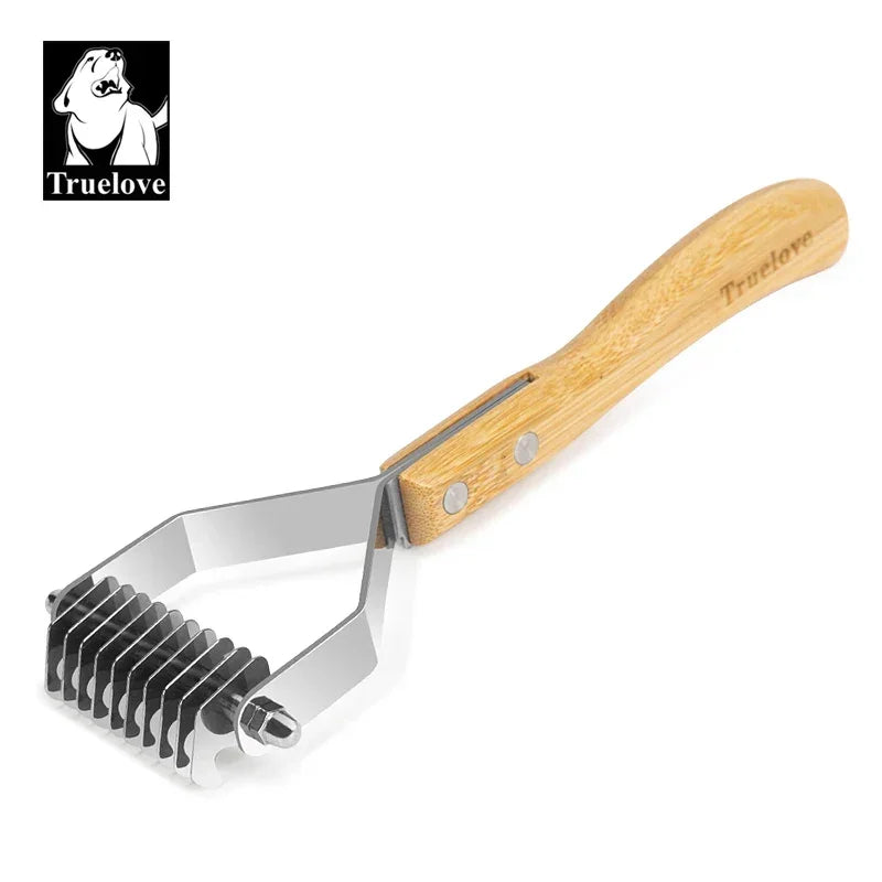 Truelove Deshedding Brush Pets Comb Stainless Steel Removes Undercoat Knots Safe Dog Pet Dematting Comb Grooming Tool TLK25131 Peaceful Pleasures Health and Wellness Originalbamboo S China Mainland