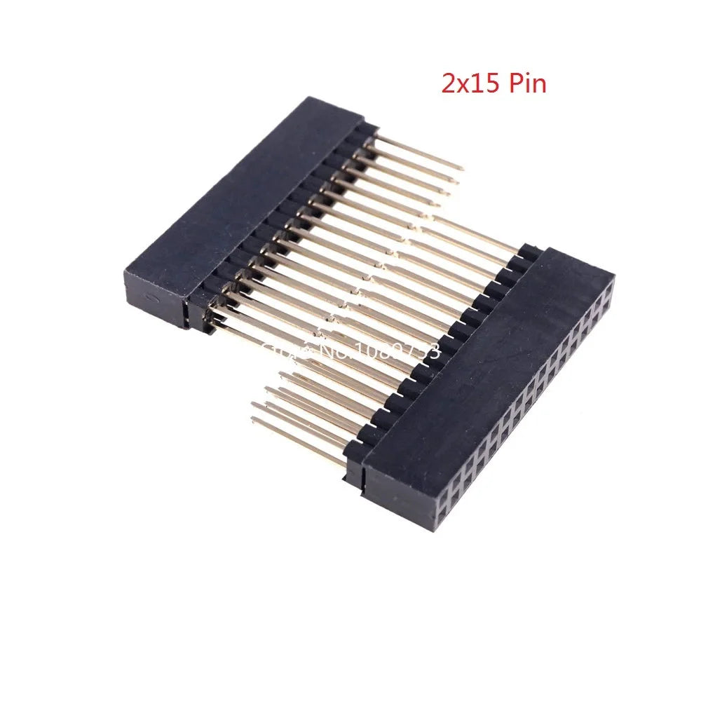 5PCS PC104 2.54mm 2x10P/16P/20P/25P/32P/40Pin Female Stacking Header Connector Dual Row 2x20P for Control Motherboard Interface Peaceful Pleasures Health and Wellness