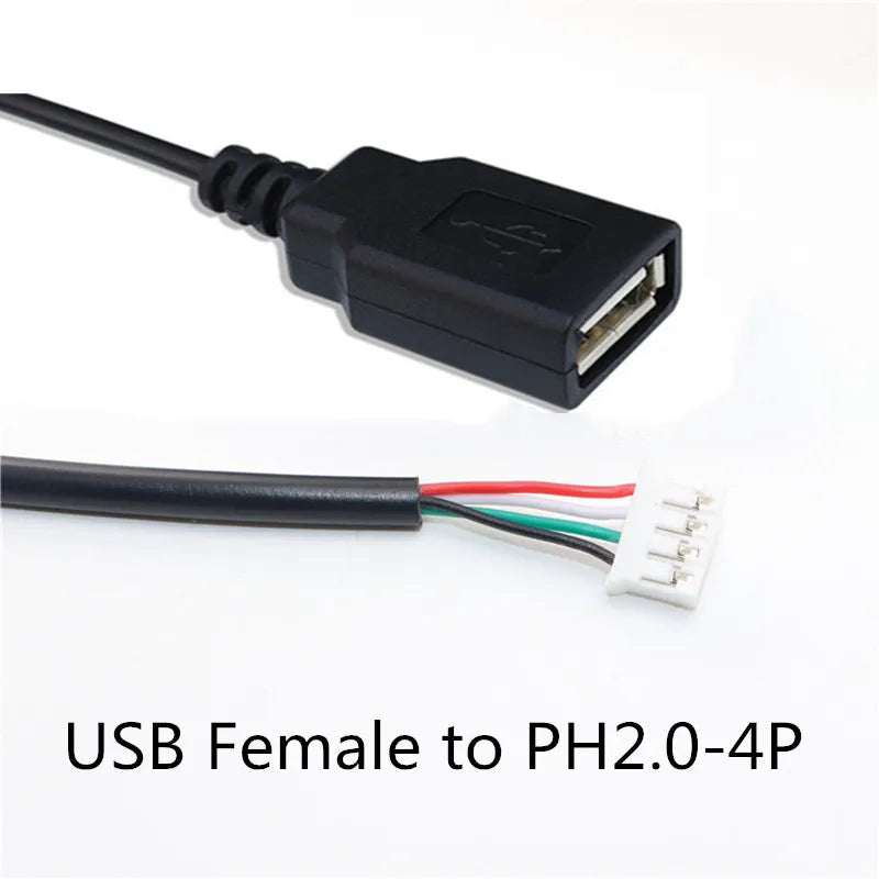 1PCS 30CM USB Female Jack To XH2.54 PH2.0 Dupont 2.54 4P Wire Cable Harness Peaceful Pleasures Health and Wellness
