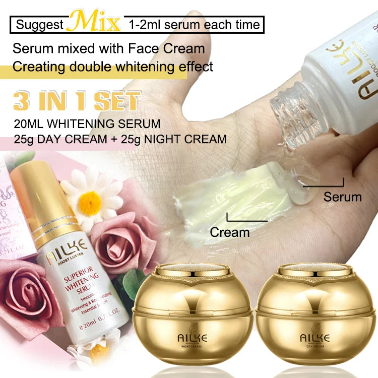 AILKE Collagen Whitening Cream – Dark Spots & Anti-Aging