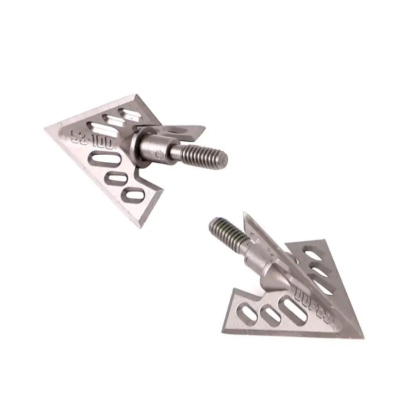 Archery Arrowheads Shooting Hunting Broadhead Points 100Grain 3-Blade