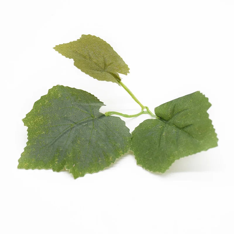 50/100 Pcs Artificial Silk Leaves for Wedding & Home Décor