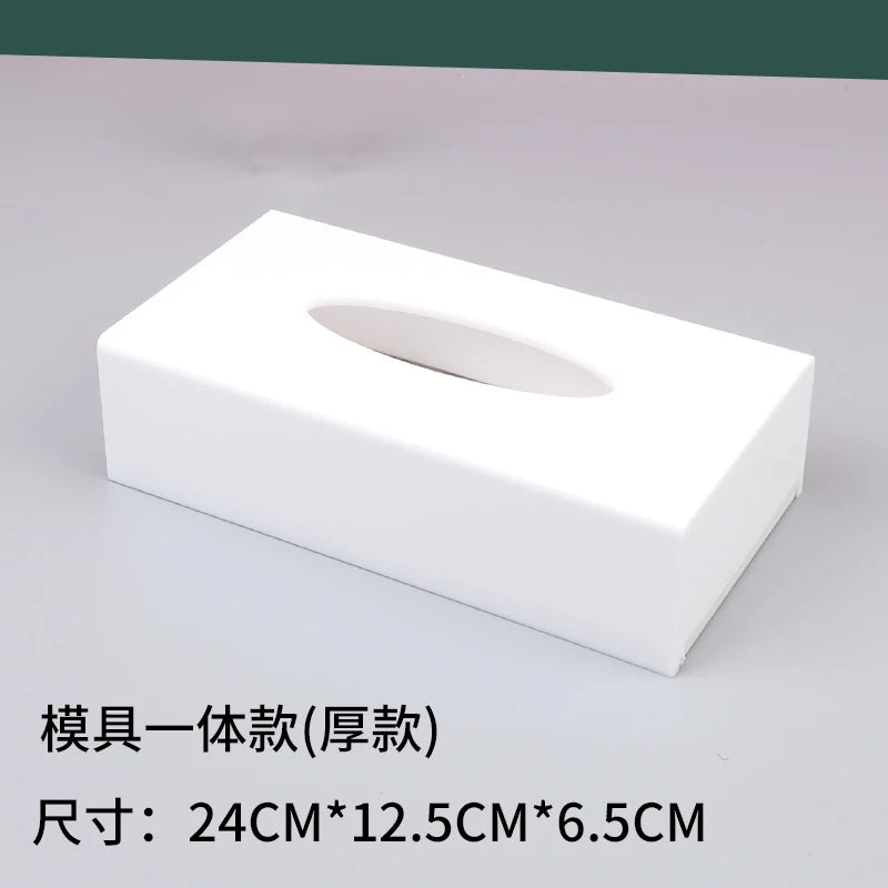 Modern Acrylic Tissue Box Cover | Holder & Dispenser