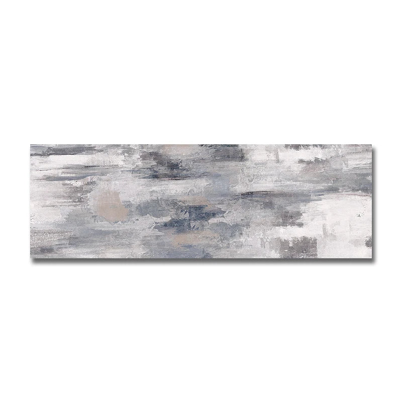 Modern Abstract Oil Painting Poster and Print Landscape Wall Art Original Design Canvas Painting Picture for Living Room Decor Peaceful Pleasures Health and Wellness PC 20093 70x210cm No Frame