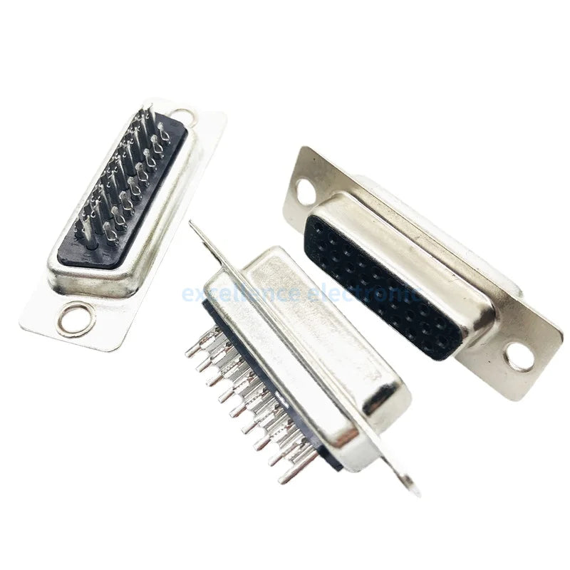 5pcs DB26 26 Pin HDB26 Male Female 3 Rows Solder Type D-Sub Connector Socket Adapter Peaceful Pleasures Health and Wellness female