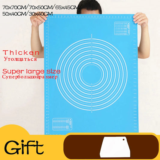 Silicone Baking Mat – Non-Stick, Anti-Slip Pastry Mat for Pizza Dough, Oven & Kitchen Use Peaceful Pleasures Health and Wellness
