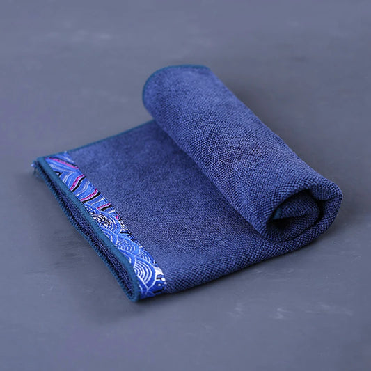 Microfiber Kung Fu Tea Towel | Absorbent Tea Ceremony Cloth Tea Ceremony Towel Peaceful Pleasures Health and Wellness