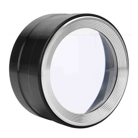 All metal 5 times cylinder 3 LED lights K9 optical glass lens reading magnifier handicraft tabletop Paperweight Peaceful Pleasures Health and Wellness 5X 68mm