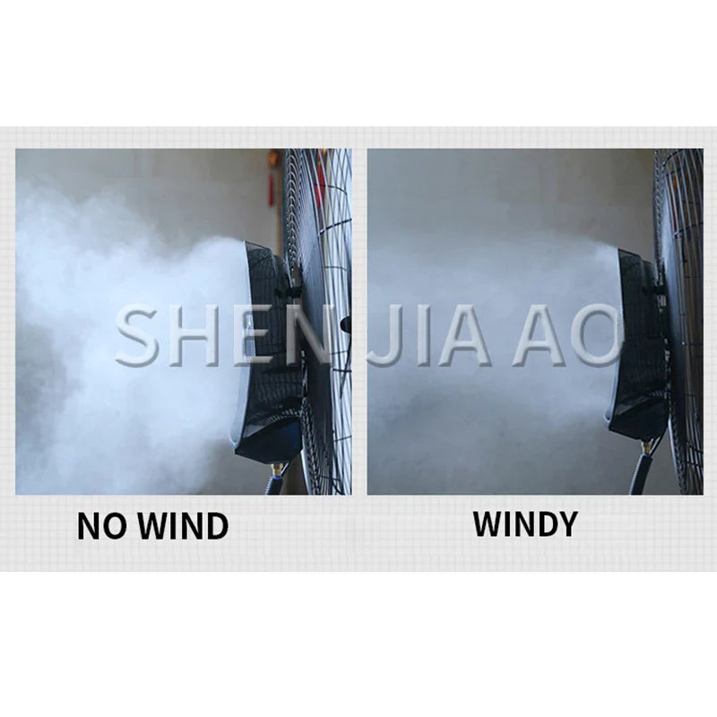 Industrial Water Mist Fan 350W Remote Control – 30" Atomizing