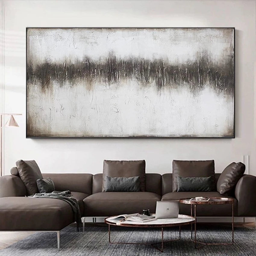Abstract Decorative Hanging Poster Pure Handmade Canvas Oil Painting Interior Art Mural For Living Room Bedroom Hotel Sofa Wall Peaceful Pleasures Health and Wellness