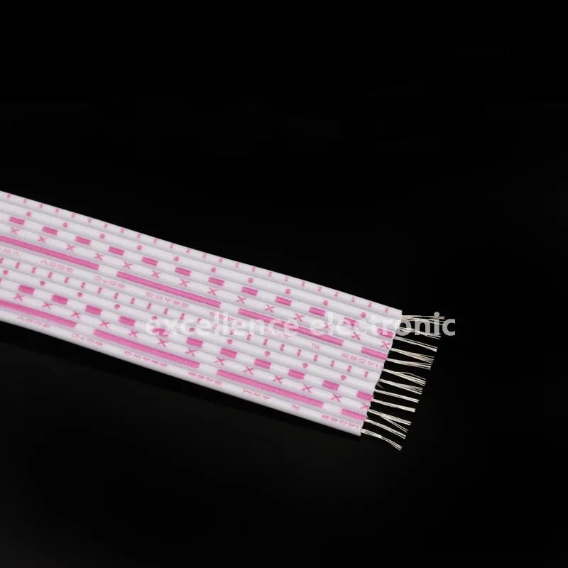 1 meter UL2468 Flat Ribbon Cable 26AWG LED Display Screen 2.54mm Red And White PVC Ribbon Cable 4P 5P 6P 7P 8P 9P 10P 12P Peaceful Pleasures Health and Wellness