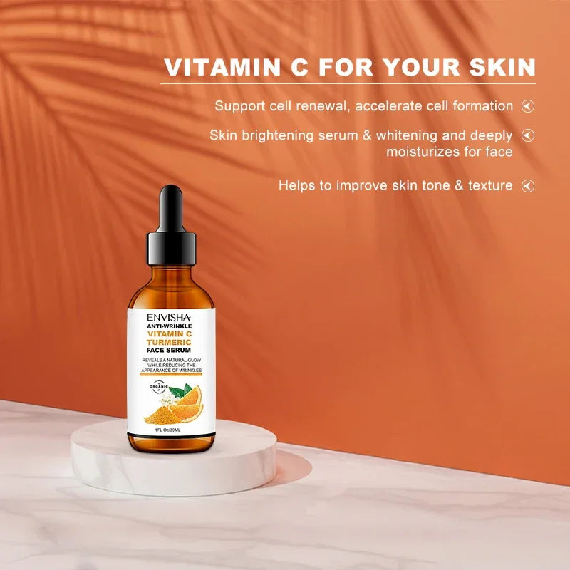 ENVISHA Vitamin C & Turmeric Brightening Face Serum Face Serum ENVISHA