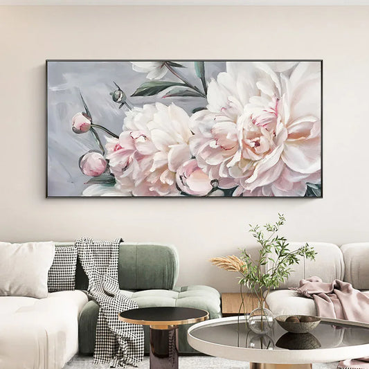 High quality 100% handmade frameless canvas oil painting wall art flowers are suitable for hanging in the hotel dining room etc Peaceful Pleasures Health and Wellness