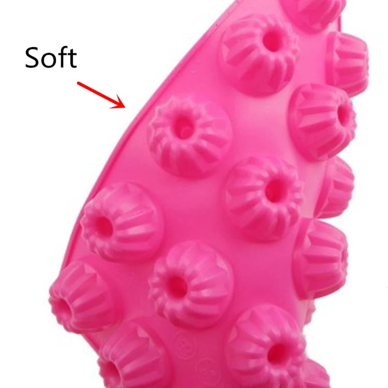 20-Cavity Silicone Chocolate Mold – 3D Mini Chiffon Fondant Cake & Pudding Mold, Oven Safe to 230°C