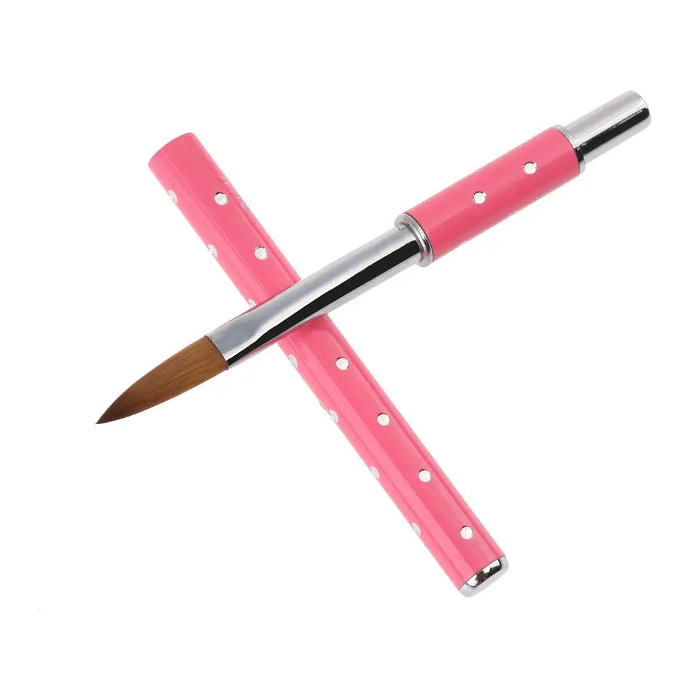 Kolinsky Sable Nail Art Brush – Metal Handle UV Gel & Acrylic