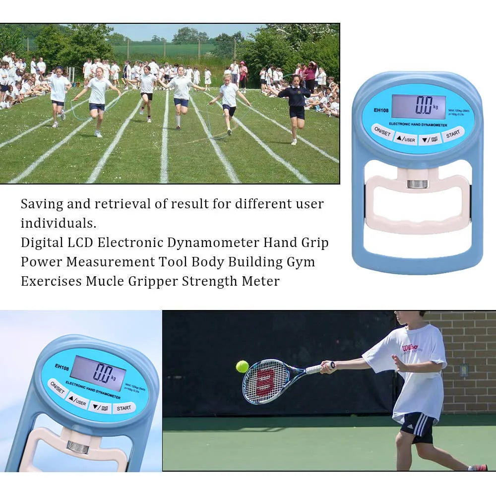 Digital Hand Dynamometer 120kg/268lb Grip Strength Tester