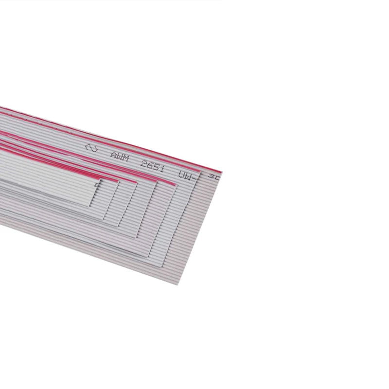 1Meter 0.635mm Pitch Grey Flat Ribbon Cable For IDC FC 1.27MM Connector 10P/14P/16P/20P/40P 30AWG Wire Peaceful Pleasures Health and Wellness