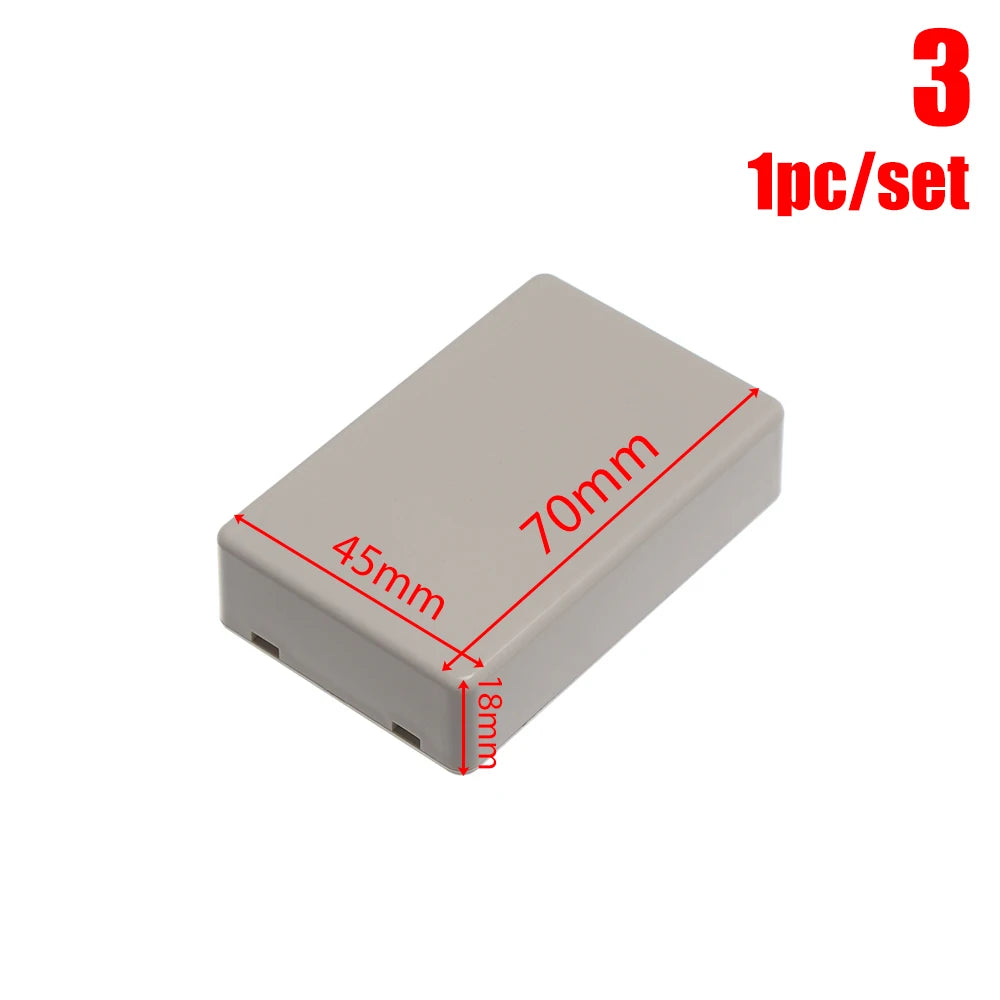 Waterproof ABS Plastic Project Box | Black Electronic Enclosure