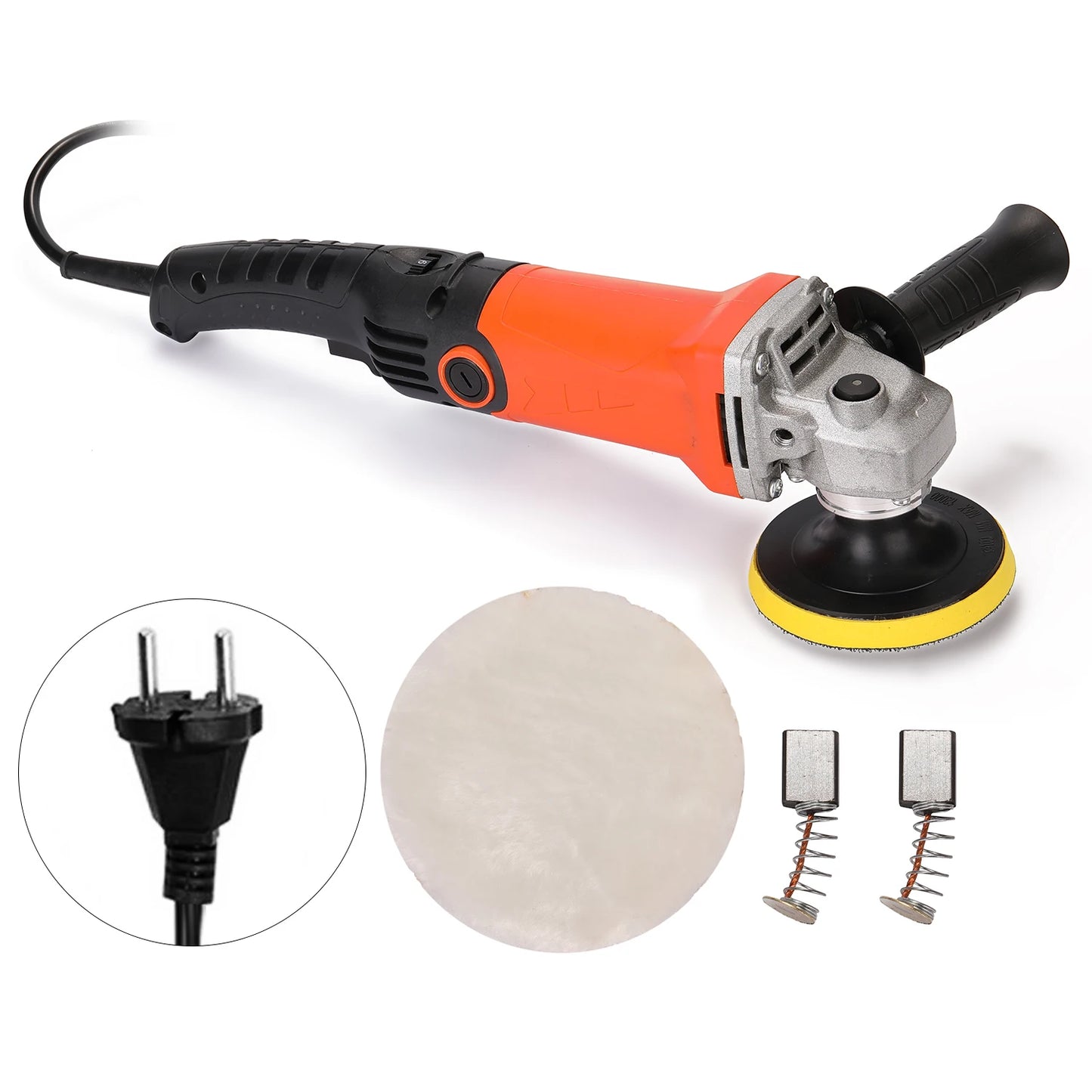 1200W 220V Automotive Polisher Adjustable Speed Car Electric Polisher Waxing Machine Automobile Furniture Polishing Tool Peaceful Pleasures Health and Wellness as picture 1