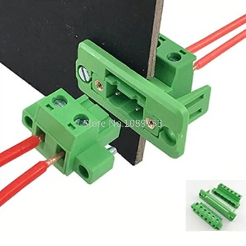 5sets 5.08 Through-wall Welding-free Terminal 2P/3P/4P/5P/6P/7P/8P/10P 2EDGWC 5.08mm Fixed Terminal on The Plug-in Panel Peaceful Pleasures Health and Wellness