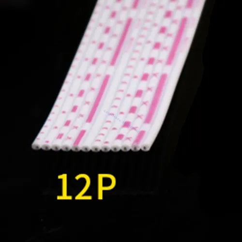 1 meter UL2468 Flat Ribbon Cable 26AWG LED Display Screen 2.54mm Red And White PVC Ribbon Cable 4P 5P 6P 7P 8P 9P 10P 12P Peaceful Pleasures Health and Wellness 12P