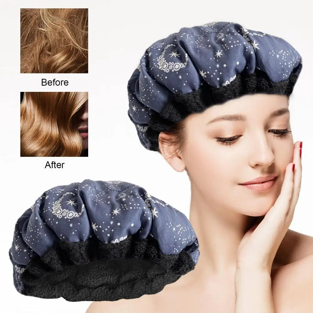 Flaxseed Microwavable Deep Conditioning Thermal Hair Cap