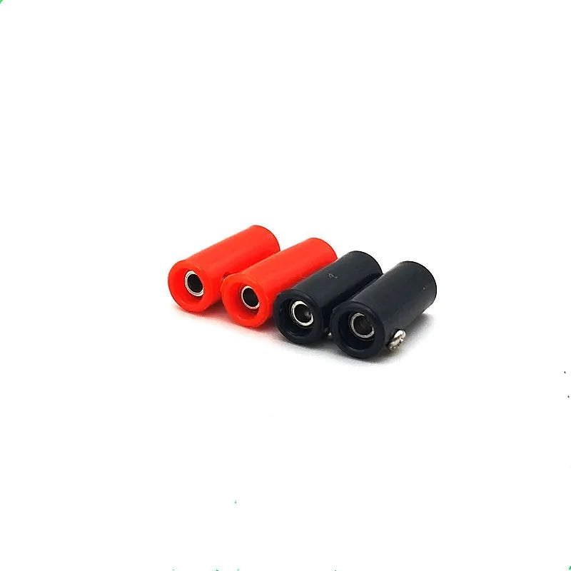 5PCS 4mm Banana Plug Female Socket Coupler Connector Female Adapter Extension Insulated Peaceful Pleasures Health and Wellness