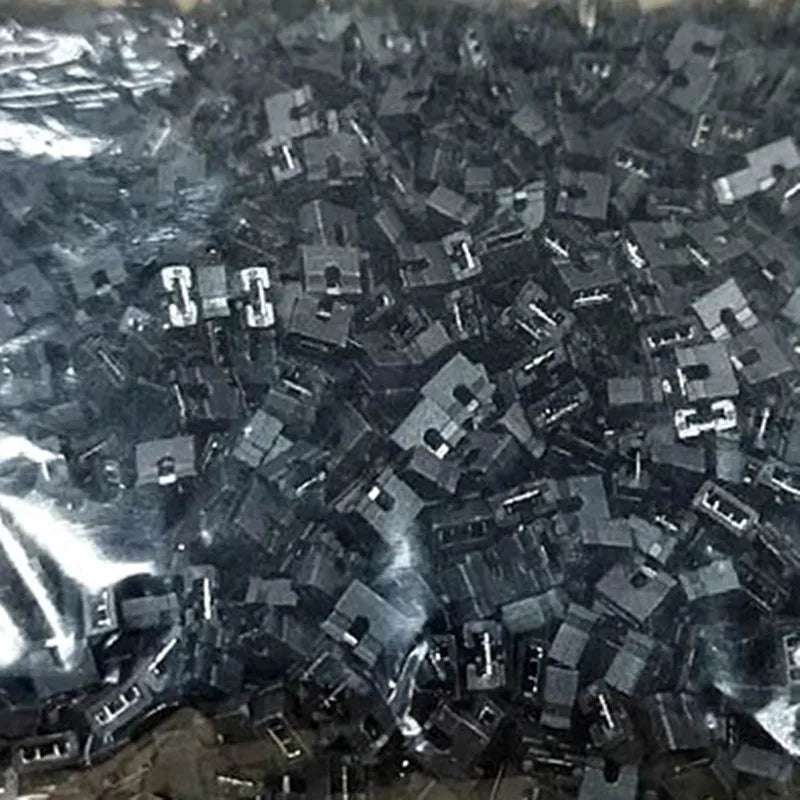100PCS Pitch 2.0mm Shorting Cap Pin Header Jumper Cap Short Block Black Circuit Board Jumper Cap Peaceful Pleasures Health and Wellness