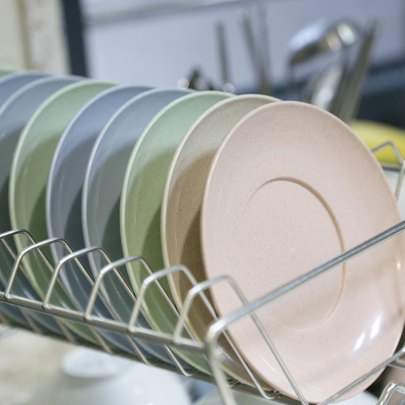 Hot Sale 8-inch Plate Fruit Dish Dessert Tableware Popular Salad Plate Sushi Spaghetti Steak Salad Container Creative Fruit Dish